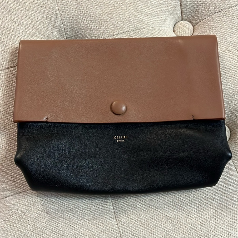 Celine color block pouch